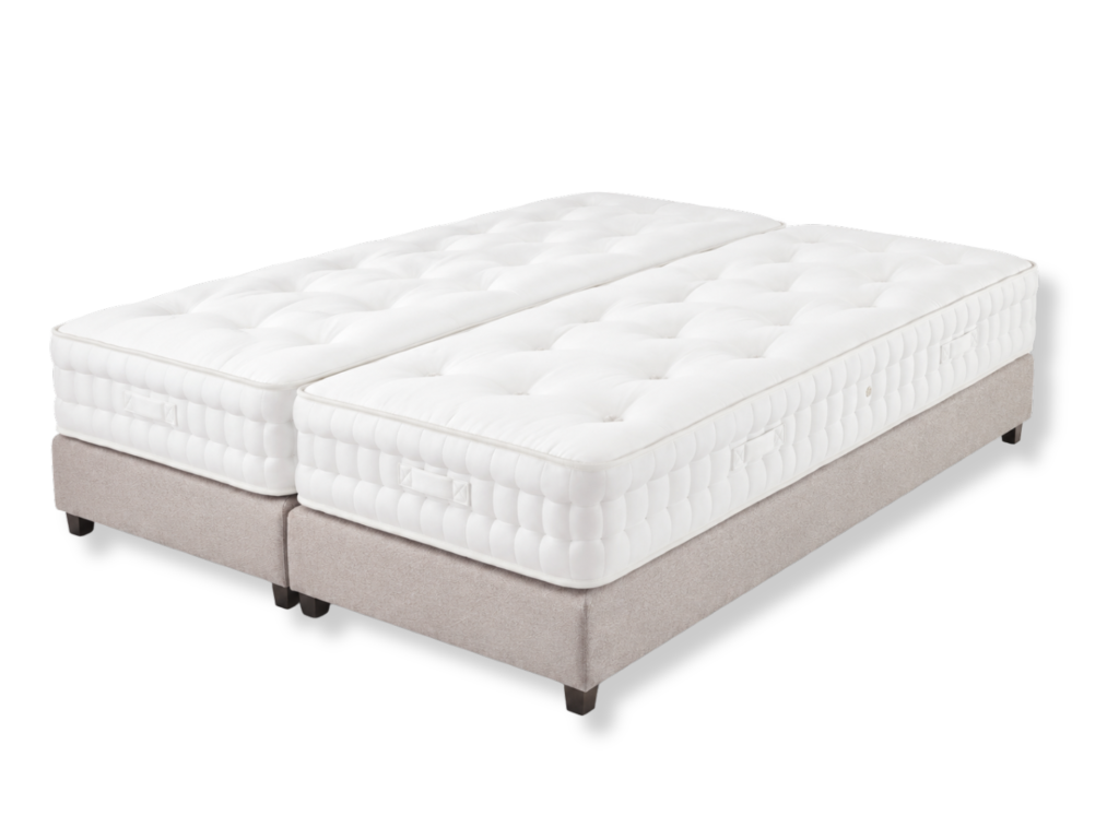 Boxspringbett mit 20 cm hoher Box im Schlafzimmer