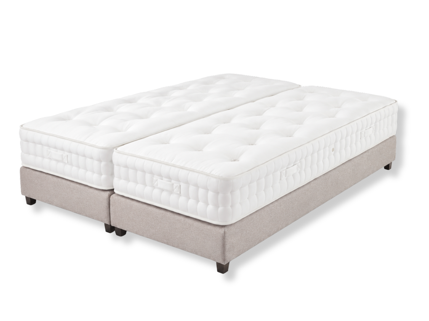 Boxspringbett mit 20 cm hoher Box im Schlafzimmer